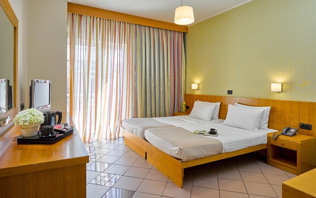 Achillion Hotel Atenas Exterior foto
